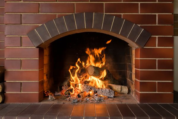 Brick Fireplace Installation in Dayton
