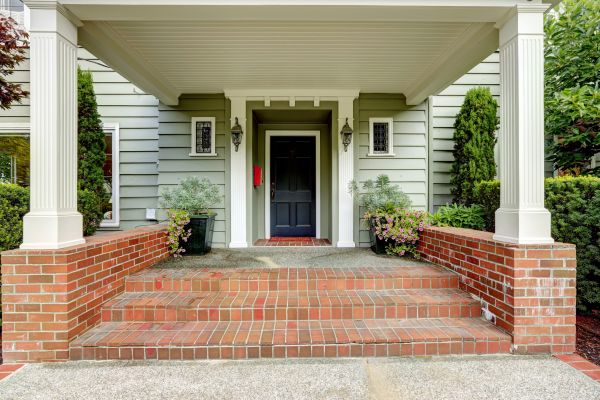Front Porch Masonry Repair in Dayton