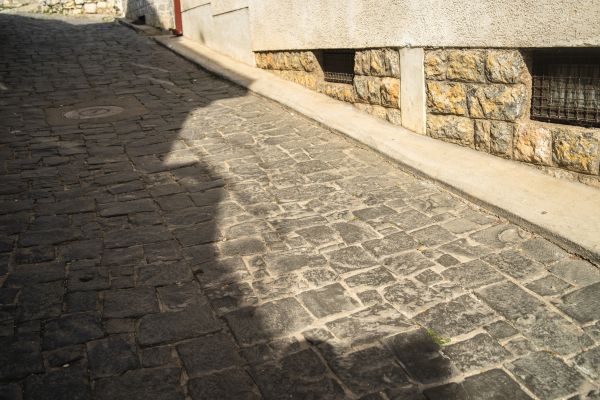 Stone Sidewalk Repair in Dayton