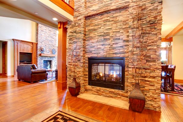 Stone Hearth Installation in Dayton