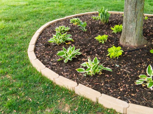 Stone Border Installation in Dayton