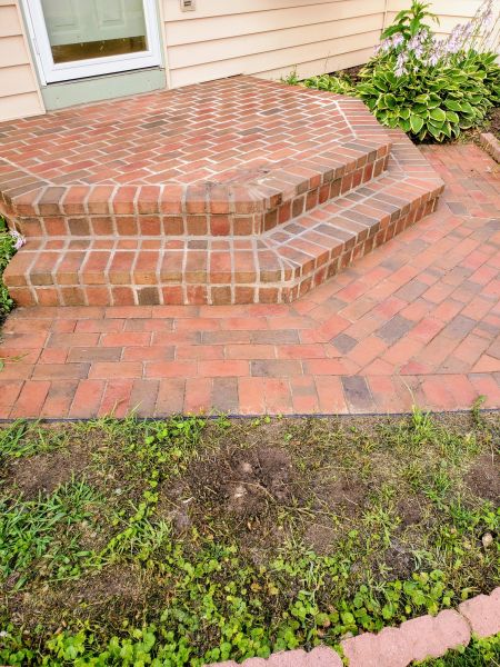Brick Stoop Repair in Dayton