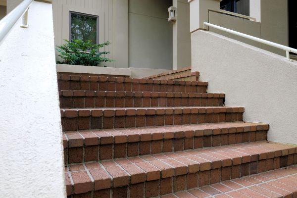 Entryway Brick Repair in Dayton